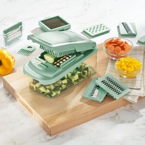 💜 New The Pioneer Woman Agatha Green Vegetable Food Chopper And Slicer